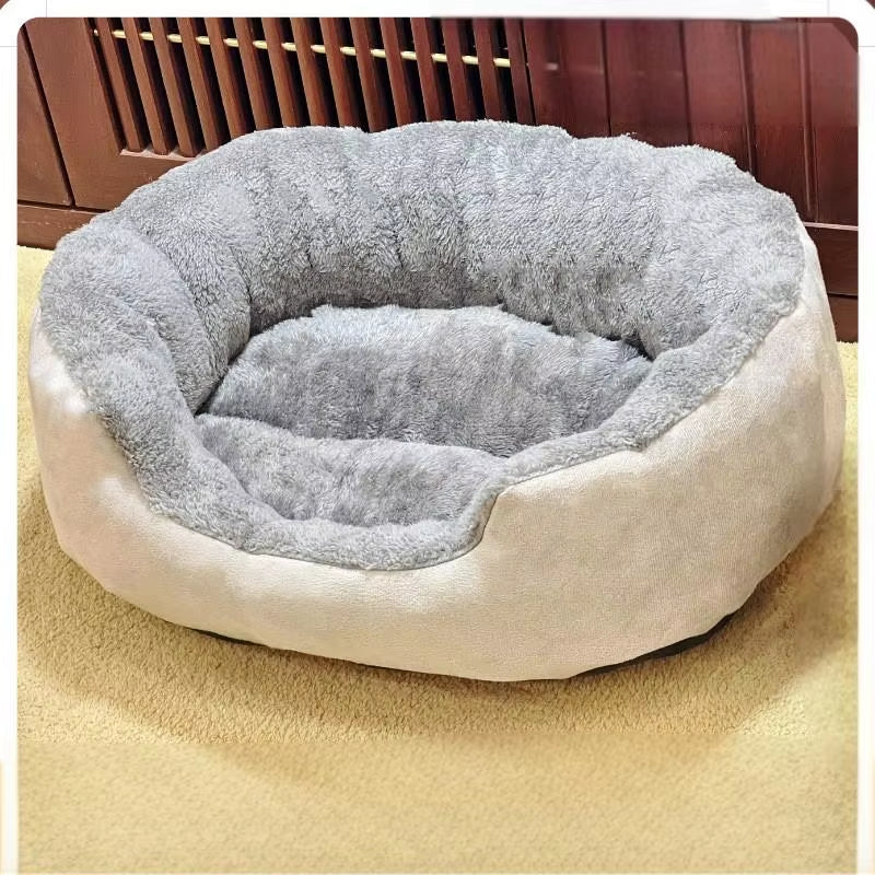 Very Soft Warm Dog Bed Pet Basket Cat House Sofa for Medium Large Dog Sofa Bed Cushion Dog Bed House Pet Supplies Accessories