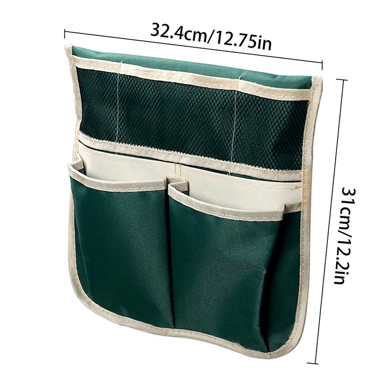 Garden Benches Cloth Storage Bags Camping Stool Bag Folding Garden Chair Pouch Portable Multi Pocket Gardening Tools 1/2Pcs