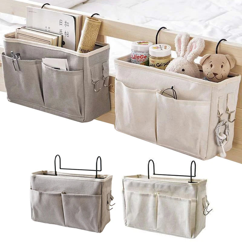 Portable Baby Care Essentials Hanging Organizers Crib Storage Cradle Baby Crib Organizer Diaper Bag Baby Bed Accessories